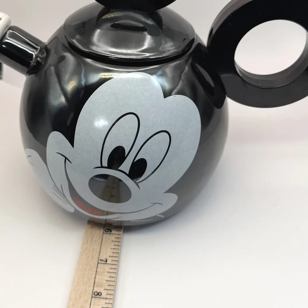 Vintage‎ Mickey Mouse Teapot Black Ceramic Disney Collectible Kitchen Decor